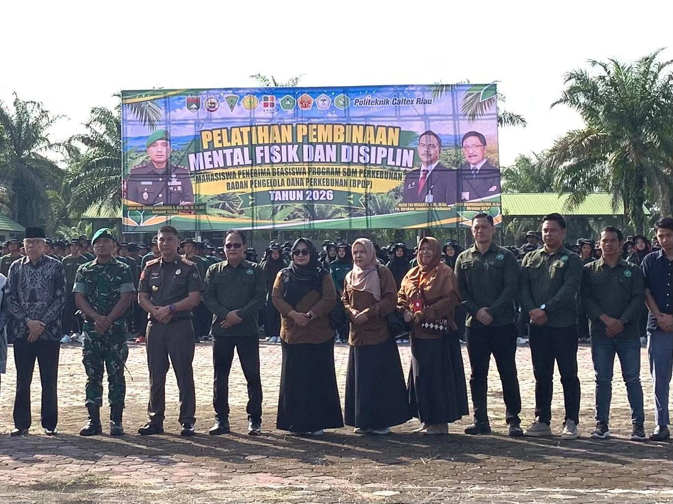 Bentuk Karakter Industri Perkebunan, Rektor UPP Hadiri Pelatihan Pembinaan Mental, Fisik, dan Disiplin Mahasiswa Beasiswa BPDP 2026